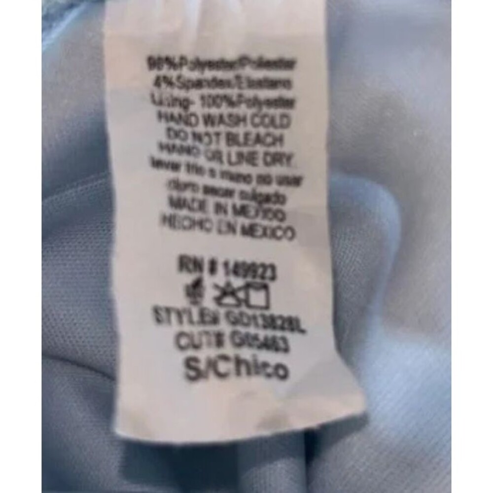 NWT Windsor Elegant Formal Light Blue Long Dress Sz S Ruffle Prom Wedding Party - Picture 11 of 11